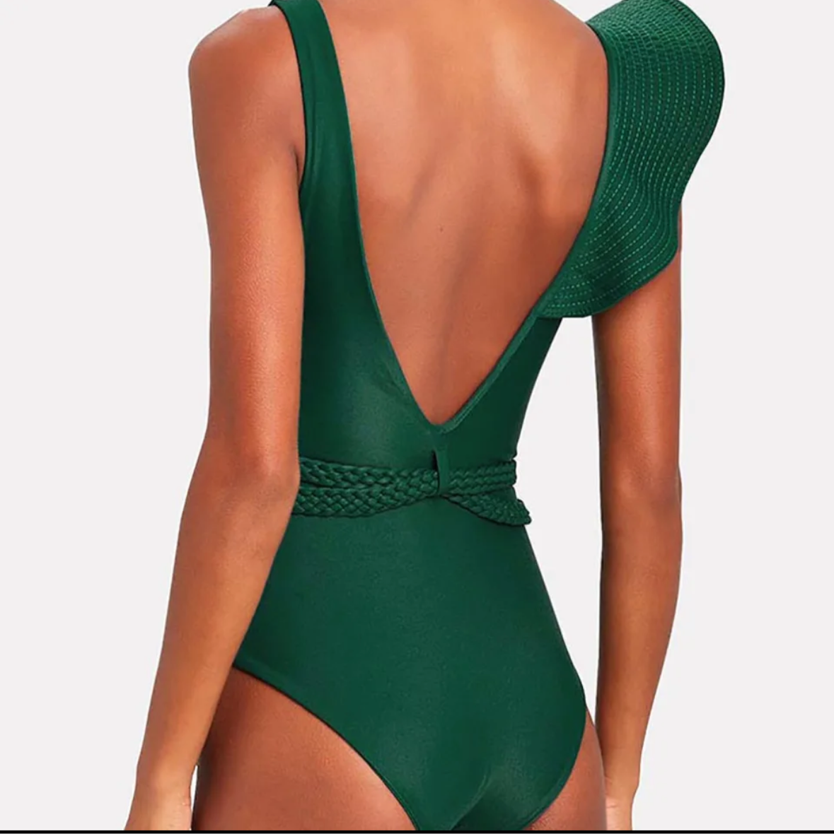 Ruffle one piece