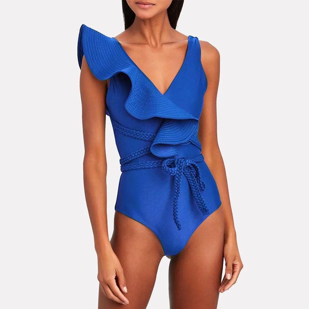Ruffle one piece